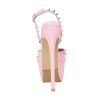 Metal Rivet Fashion Strap Platform Stripper High Heels Sandals - Image 10