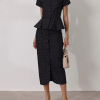 Short Sleeve Shirt  Fashion With High Waist Slim Print Skirts 2 Piece Set - Image 4