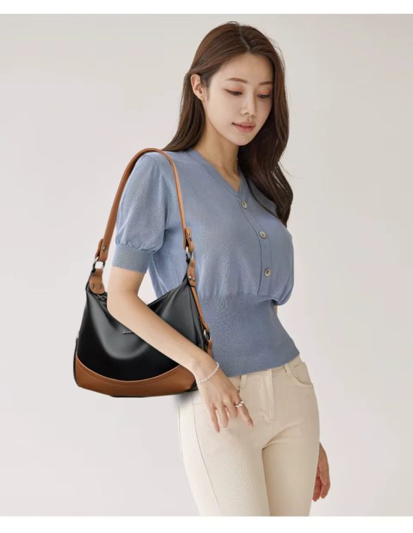 Casual High-Quality Leather Messenger Luxury Designer Shoulder Crossbody Bag - Image 11