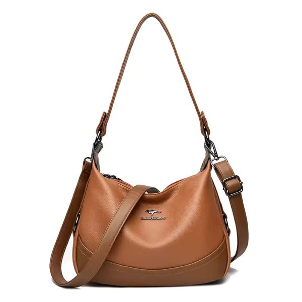 Casual High-Quality Leather Messenger Luxury Designer Shoulder Crossbody Bag - Image 2