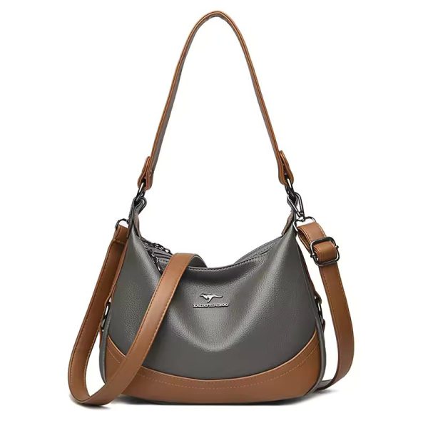 Casual High-Quality Leather Messenger Luxury Designer Shoulder Crossbody Bag - Image 3