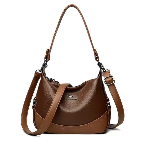 Casual High-Quality Leather Messenger Luxury Designer Shoulder Crossbody Bag - Image 4
