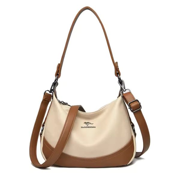 Casual High-Quality Leather Messenger Luxury Designer Shoulder Crossbody Bag - Image 6