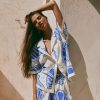 Casual Printed Turn Down Collar Loose Blouse Shirt & Loose Mini Shorts Sets