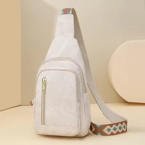 Crossbody Chest Bolsa Fashion High Quality PU Leather Pack Sling Bag