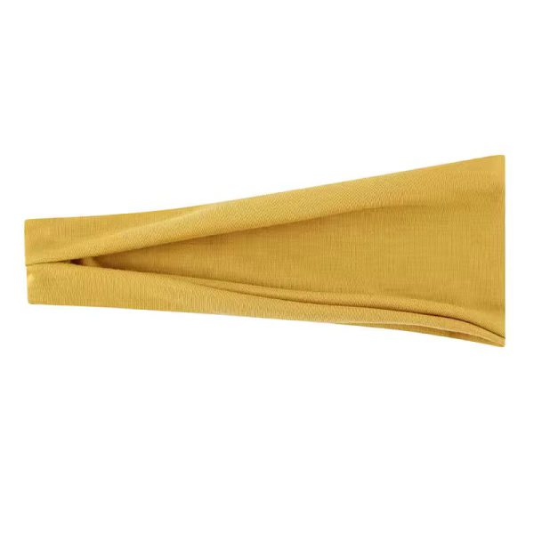 Elastic Solid Color Turban Headwrap Hair Hoop Stretch Fit for Makeup And Workouts - Image 13