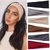 Elastic Solid Color Turban Headwrap Hair Hoop Stretch Fit for Makeup And Workouts - Image 2
