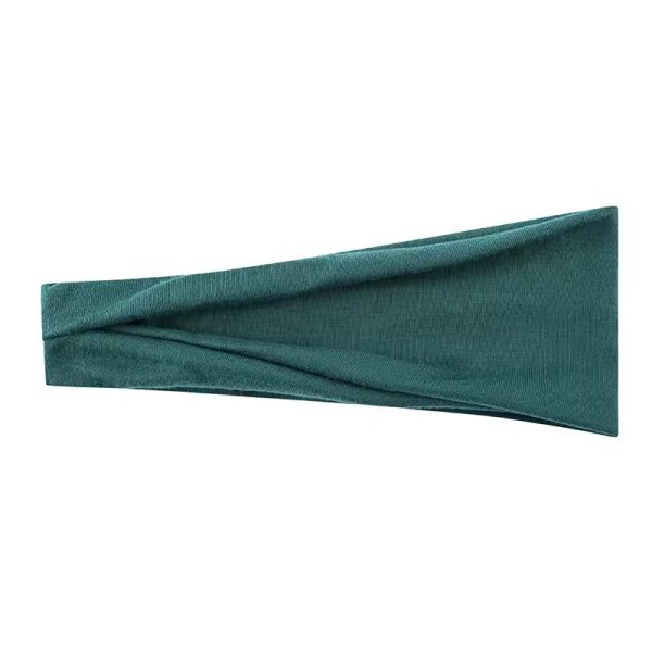 Elastic Solid Color Turban Headwrap Hair Hoop Stretch Fit for Makeup And Workouts - Image 15