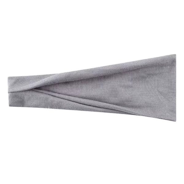 Elastic Solid Color Turban Headwrap Hair Hoop Stretch Fit for Makeup And Workouts - Image 21