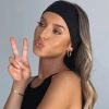 Elastic Solid Color Turban Headwrap Hair Hoop Stretch Fit for Makeup And Workouts - Image 6