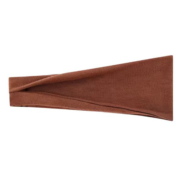 Elastic Solid Color Turban Headwrap Hair Hoop Stretch Fit for Makeup And Workouts - Image 25