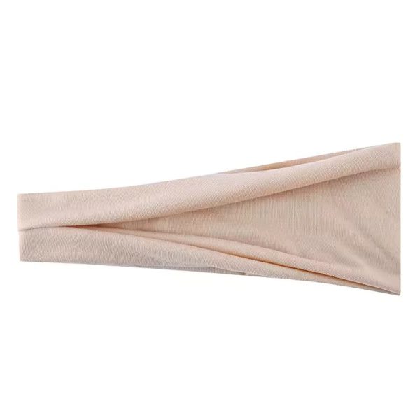Elastic Solid Color Turban Headwrap Hair Hoop Stretch Fit for Makeup And Workouts - Image 26