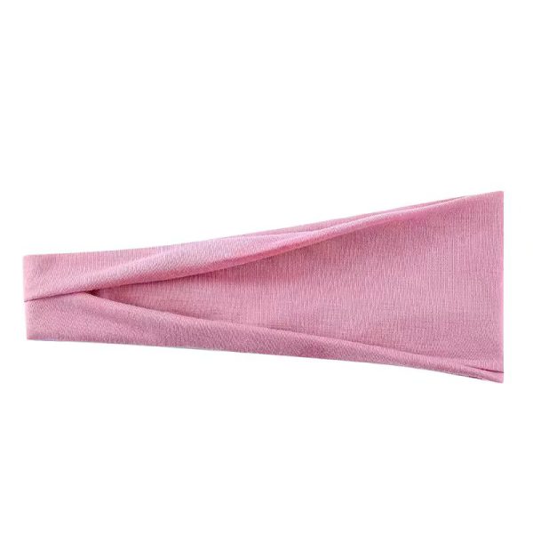Elastic Solid Color Turban Headwrap Hair Hoop Stretch Fit for Makeup And Workouts - Image 27