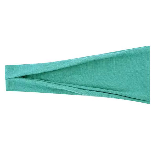 Elastic Solid Color Turban Headwrap Hair Hoop Stretch Fit for Makeup And Workouts - Image 28