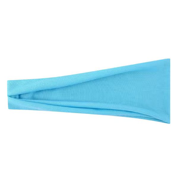 Elastic Solid Color Turban Headwrap Hair Hoop Stretch Fit for Makeup And Workouts - Image 10