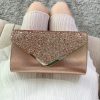 Elegant And Fashionable Glitter Bling And Shiny Envelope Clutch Bag - Image 2