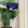 Elegant And Fashionable Glitter Bling And Shiny Envelope Clutch Bag - Image 9