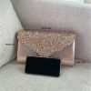 Elegant And Fashionable Glitter Bling And Shiny Envelope Clutch Bag - Image 10