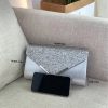 Elegant And Fashionable Glitter Bling And Shiny Envelope Clutch Bag - Image 15