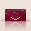 Elegant And Fashionable Glitter Bling And Shiny Envelope Clutch Bag - Image 20