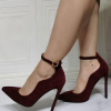 Elegant Ankle Strap Prom High Heel Pump - Image 2
