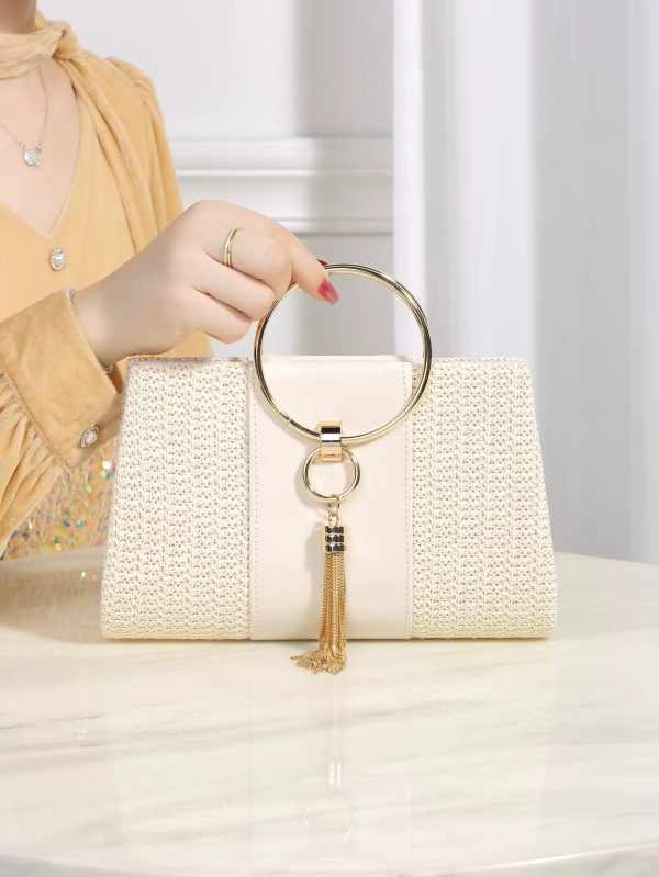 Elegant Bohemian Resort Woven Large Capacity Clutch Bag