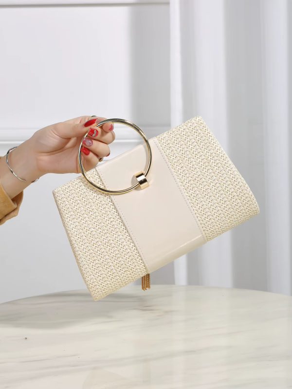 Elegant Bohemian Resort Woven Large Capacity Clutch Bag - Image 11