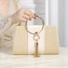 Elegant Bohemian Resort Woven Large Capacity Clutch Bag - Image 9