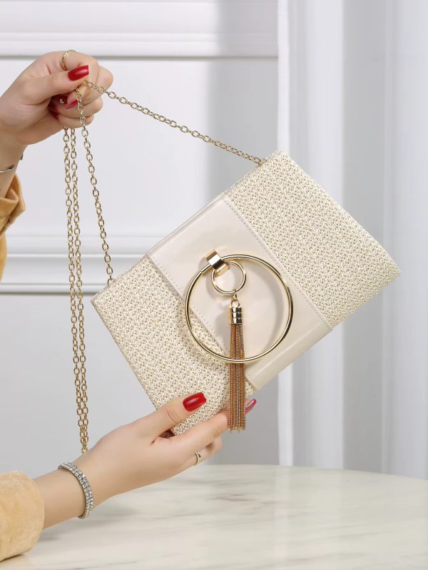 Elegant Bohemian Resort Woven Large Capacity Clutch Bag - Image 8