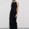 Elegant High Neck Fashion Sleeveless Maxi Dress - Image 5