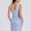 Elegant See Through Sequin Fashion Short Dress - Image 7