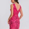Elegant See Through Sequin Fashion Short Dress - Image 9