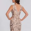 Elegant See Through Sequin Fashion Short Dress - Image 11