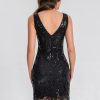 Elegant See Through Sequin Fashion Short Dress - Image 13