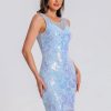 Elegant See Through Sequin Fashion Short Dress - Image 24