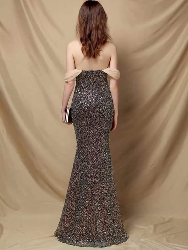 Elegant Sequin long dresses Luxury Long Dress - Image 5