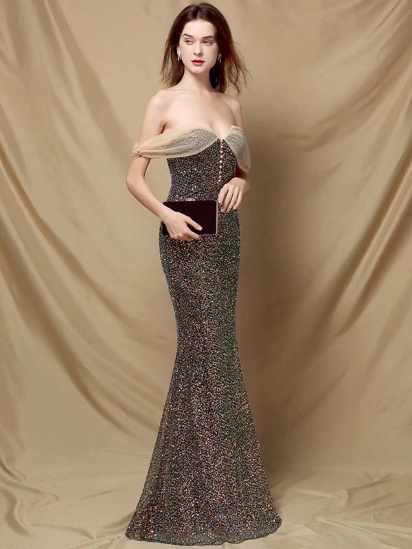 Elegant Sequin long dresses Luxury Long Dress - Image 9