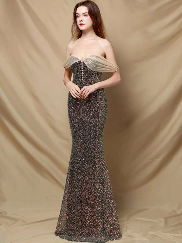 Elegant Sequin long dresses Luxury Long Dress - Image 11