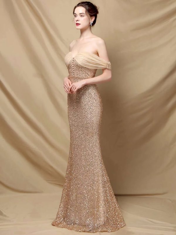 Elegant Sequin long dresses Luxury Long Dress - Image 3