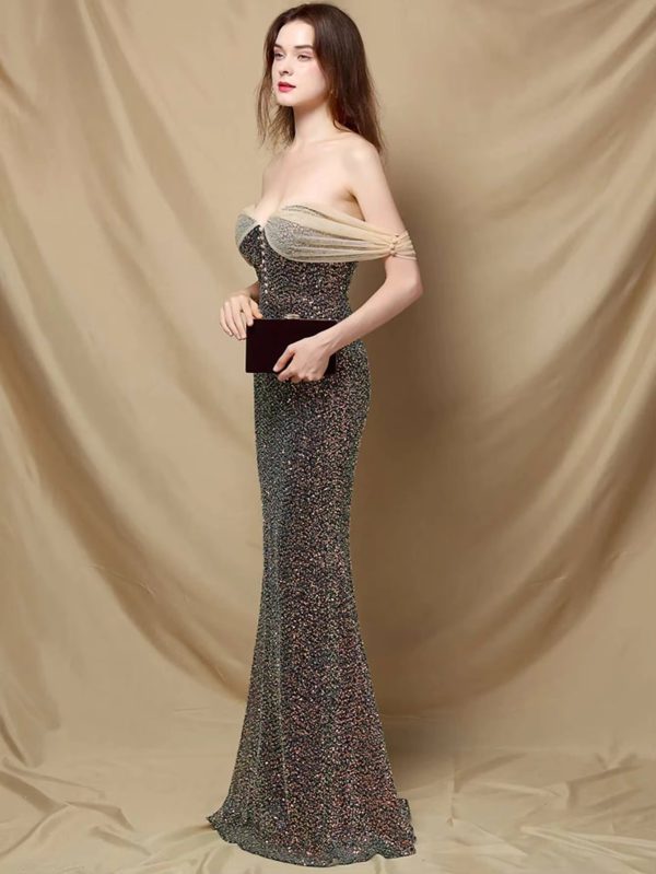 Elegant Sequin long dresses Luxury Long Dress - Image 4