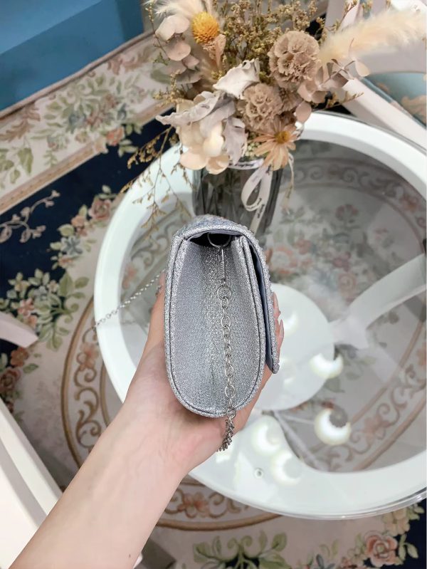 Elegant Sparkling Rhinestone Exquisite And Luxurious Envelope Shoulder Bag - Image 11