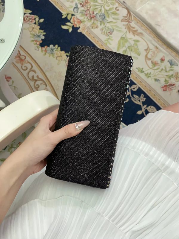 Elegant Sparkling Rhinestone Exquisite And Luxurious Envelope Shoulder Bag - Image 13