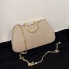 Elegant Sparkling Solid Color Temperament Shoulder Bag - Image 2