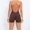 Halter Pocket Fashion Seamless Hip-lifting Backless Tight Shorts Jumpsuits - Image 12