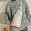 High Quality PU Leather Pack Crossbody Chest Bolsa Fashion Sling Bag - Image 13