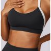 High Waist Leggings With Sleeveless Crop Top 2 Pieces Sports Suits - Image 12