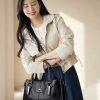High-quality Soft Leather High-capacity Luxury Designer Handbags - Image 4