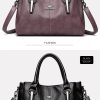 High-quality Soft Leather High-capacity Luxury Designer Handbags - Image 5