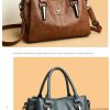 High-quality Soft Leather High-capacity Luxury Designer Handbags - Image 10
