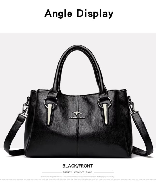 High-quality Soft Leather High-capacity Luxury Designer Handbags - Image 19